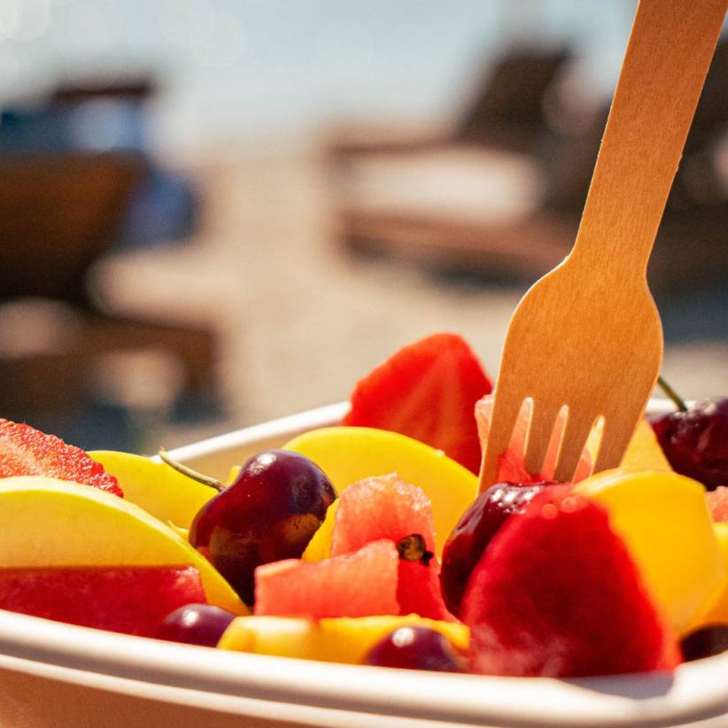 Ftelia Beach Bar in Skopelos
